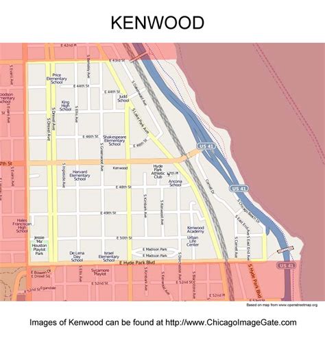 north kenwood avenue|kenwood chicago map.